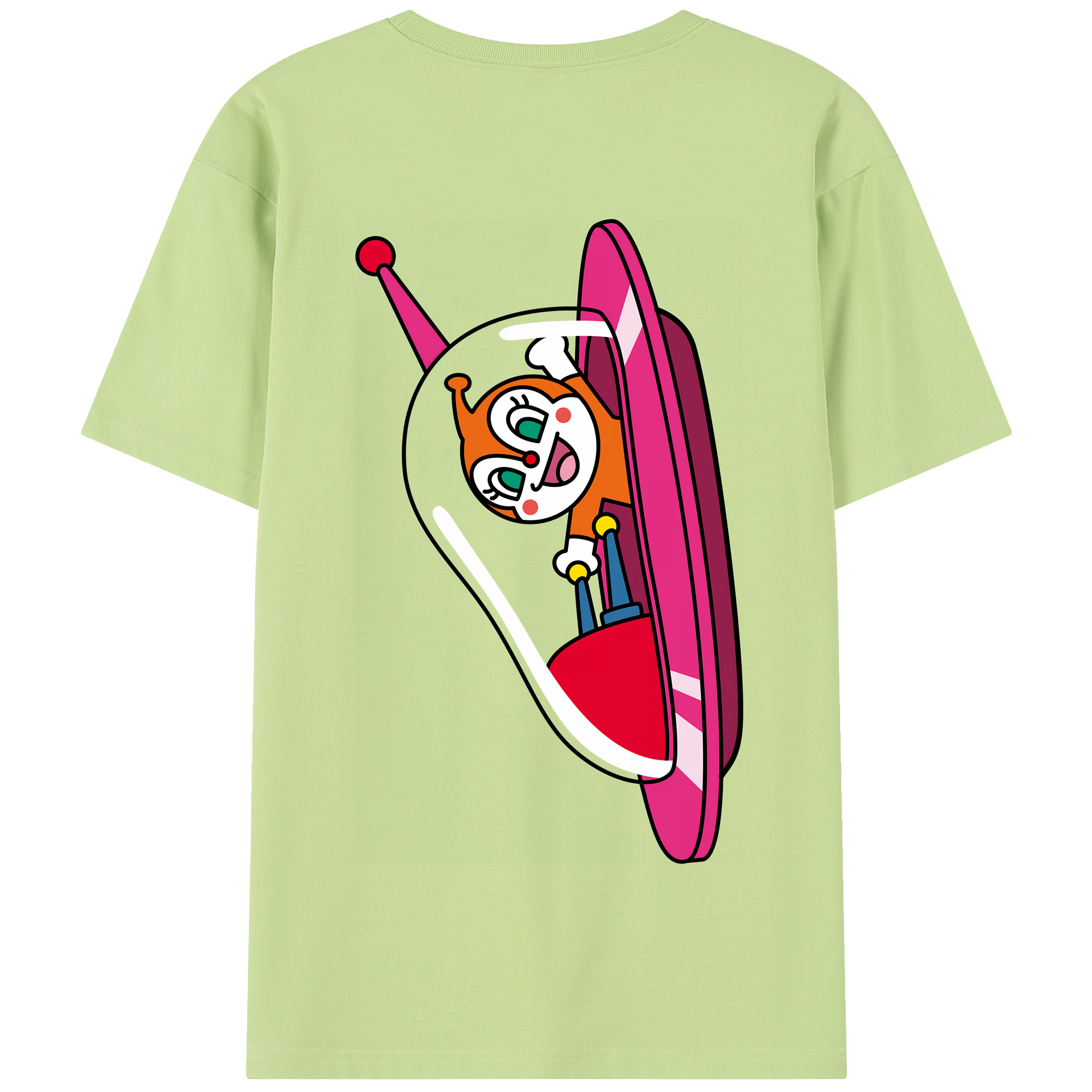 （画像用） アンパンマン Anpanman 綿100％半袖Tシャツ（背面プリント）